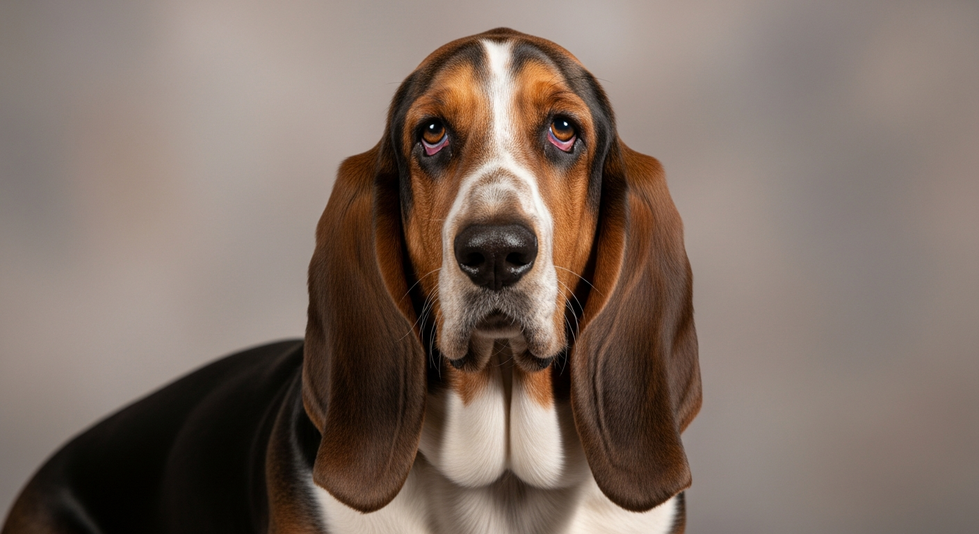 Illustrative image of a Basset Hound dog