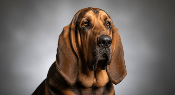 Illustrative image of a Bloodhound dog