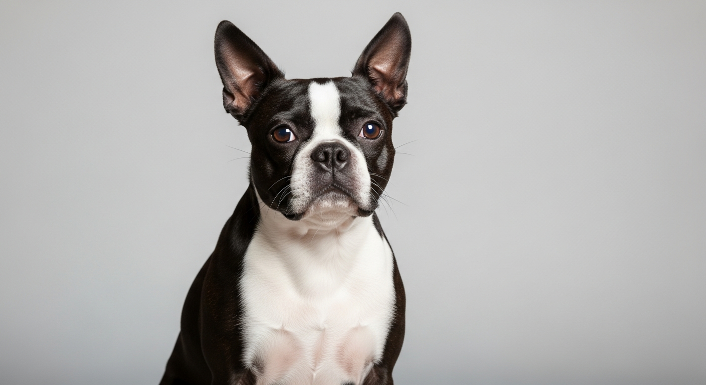 Illustrative image of a Boston Terrier dog