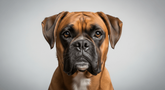 Illustrative image of a Boxer dog