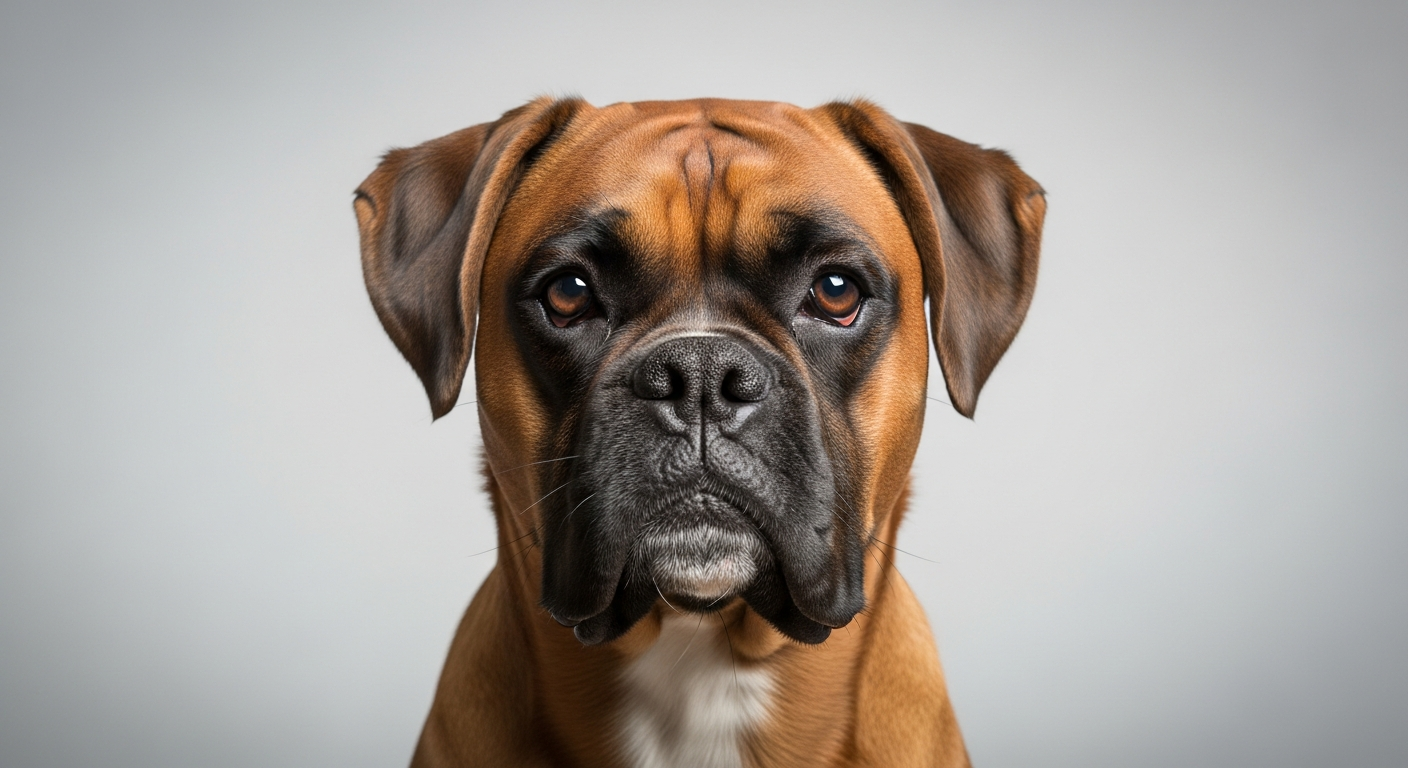 Illustrative image of a Boxer dog