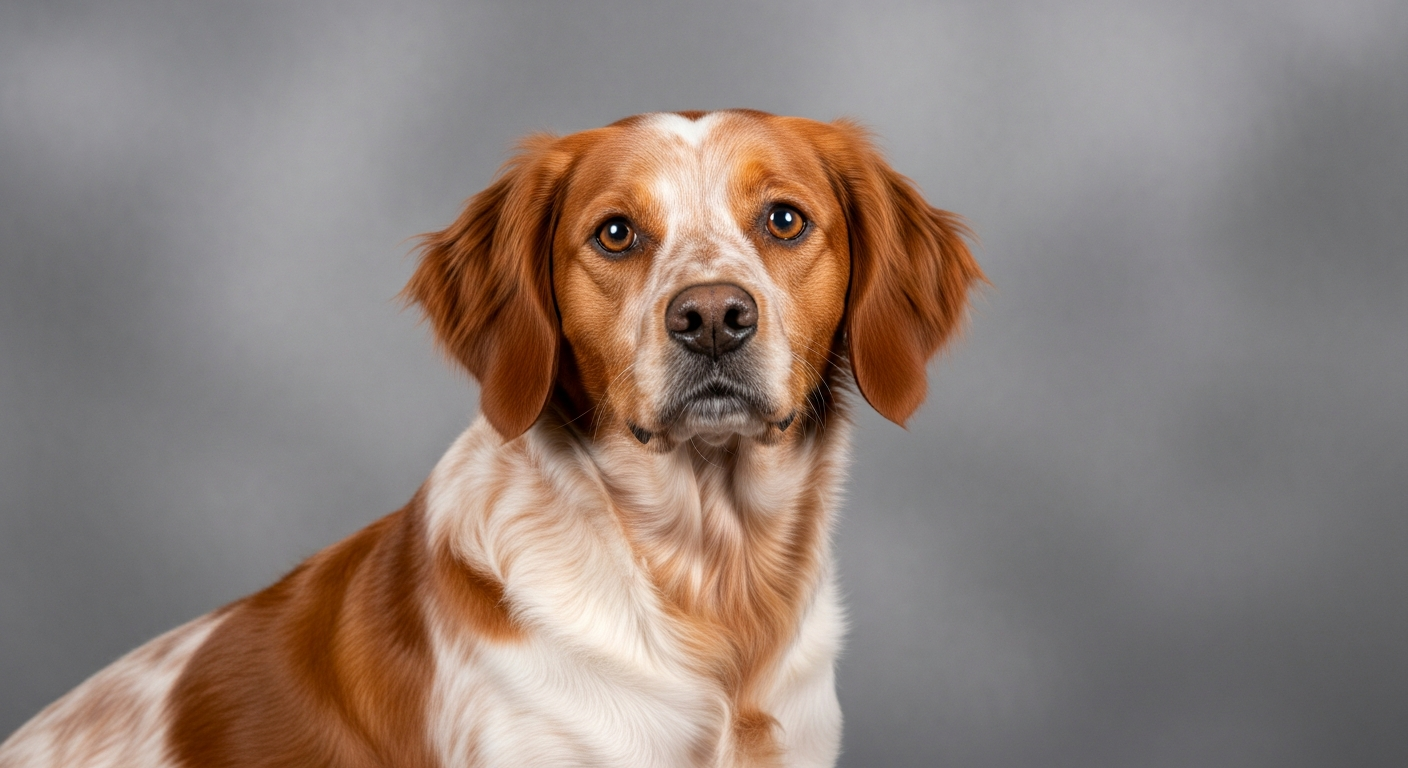 Illustrative image of a Brittany dog