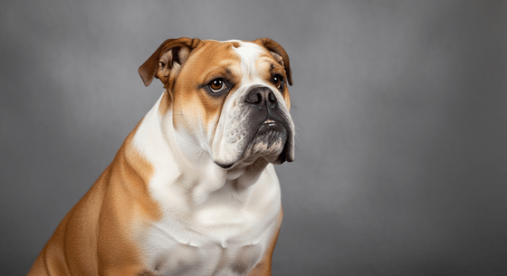 Illustrative image of a English Bulldog dog