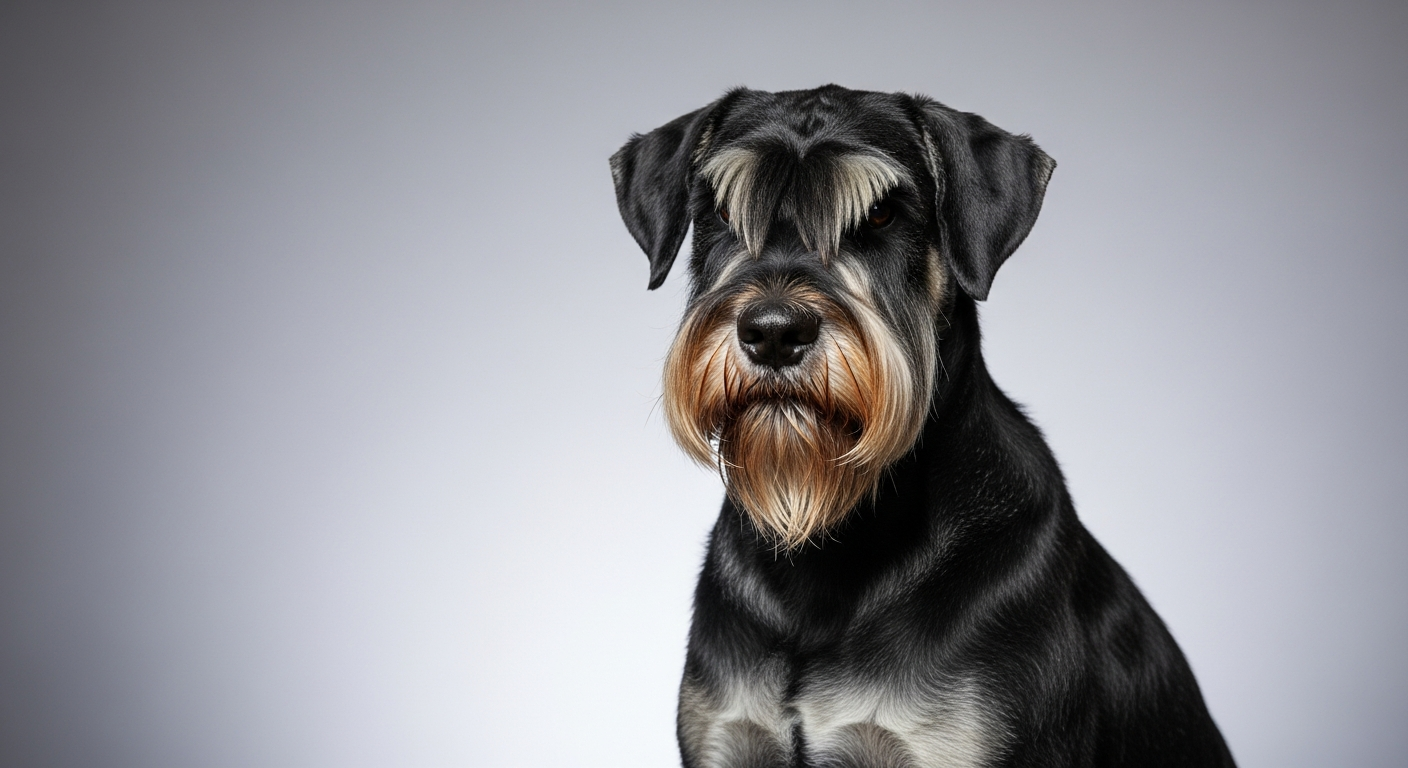 Illustrative image of a Giant Schnauzer dog