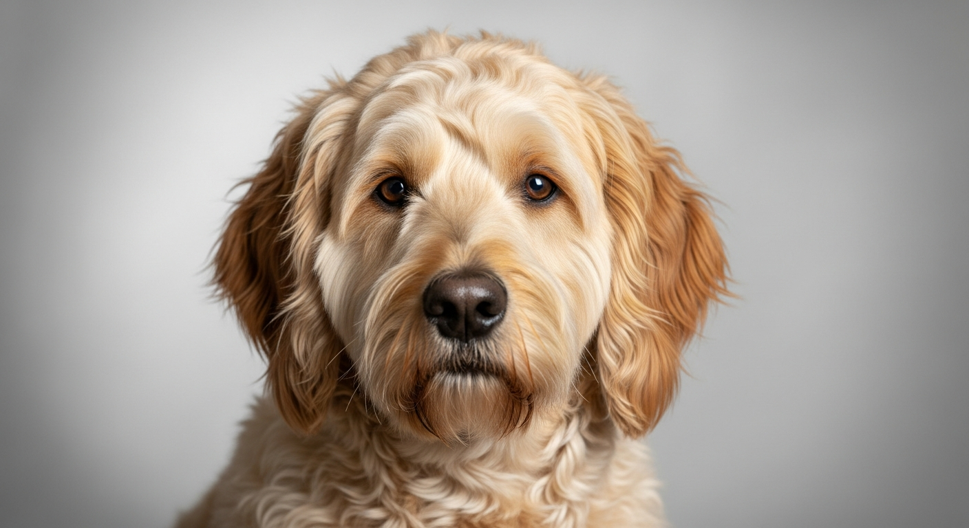 Illustrative image of a Goldendoodle dog