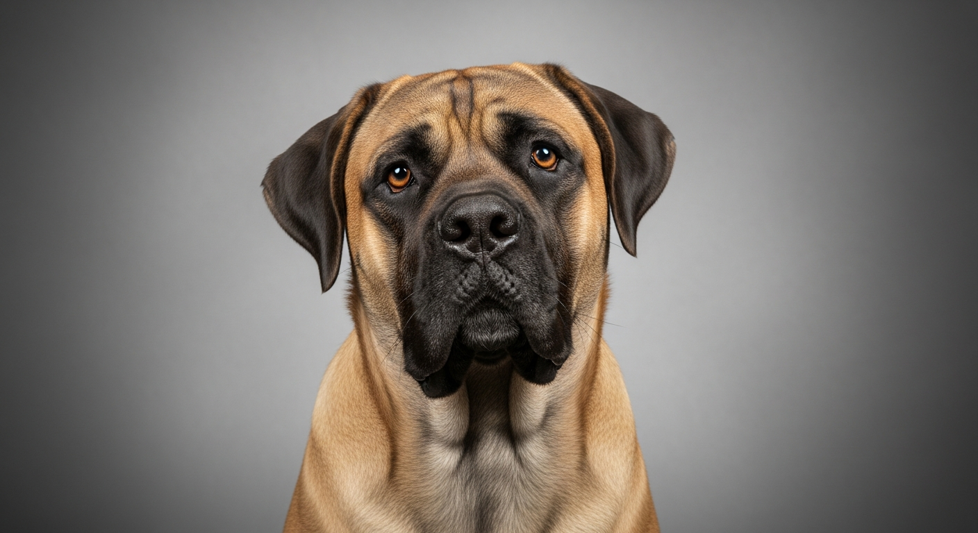 Illustrative image of a Mastiff dog