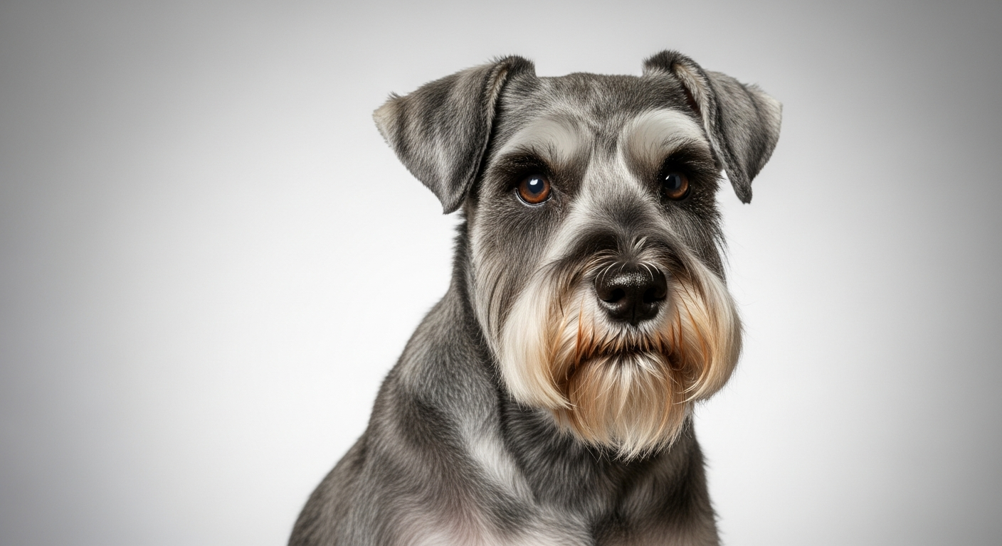 Illustrative image of a Miniature Schnauzer dog