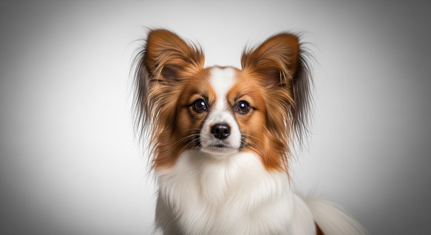 Illustrative image of a Papillon dog