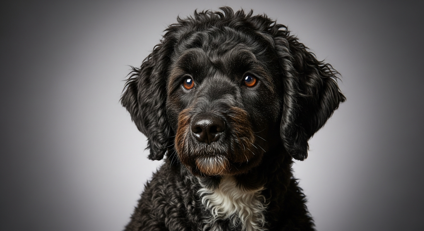 Illustrative image of a Portuguese Water Dog dog