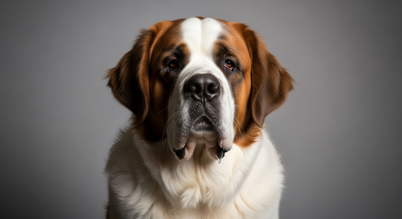 Illustrative image of a Saint Bernard dog