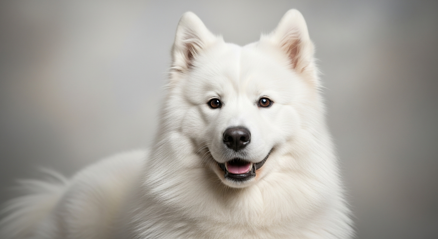 Illustrative image of a Samoyed dog