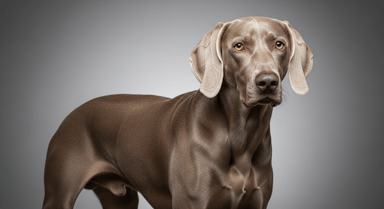 Illustrative image of a Weimaraner dog