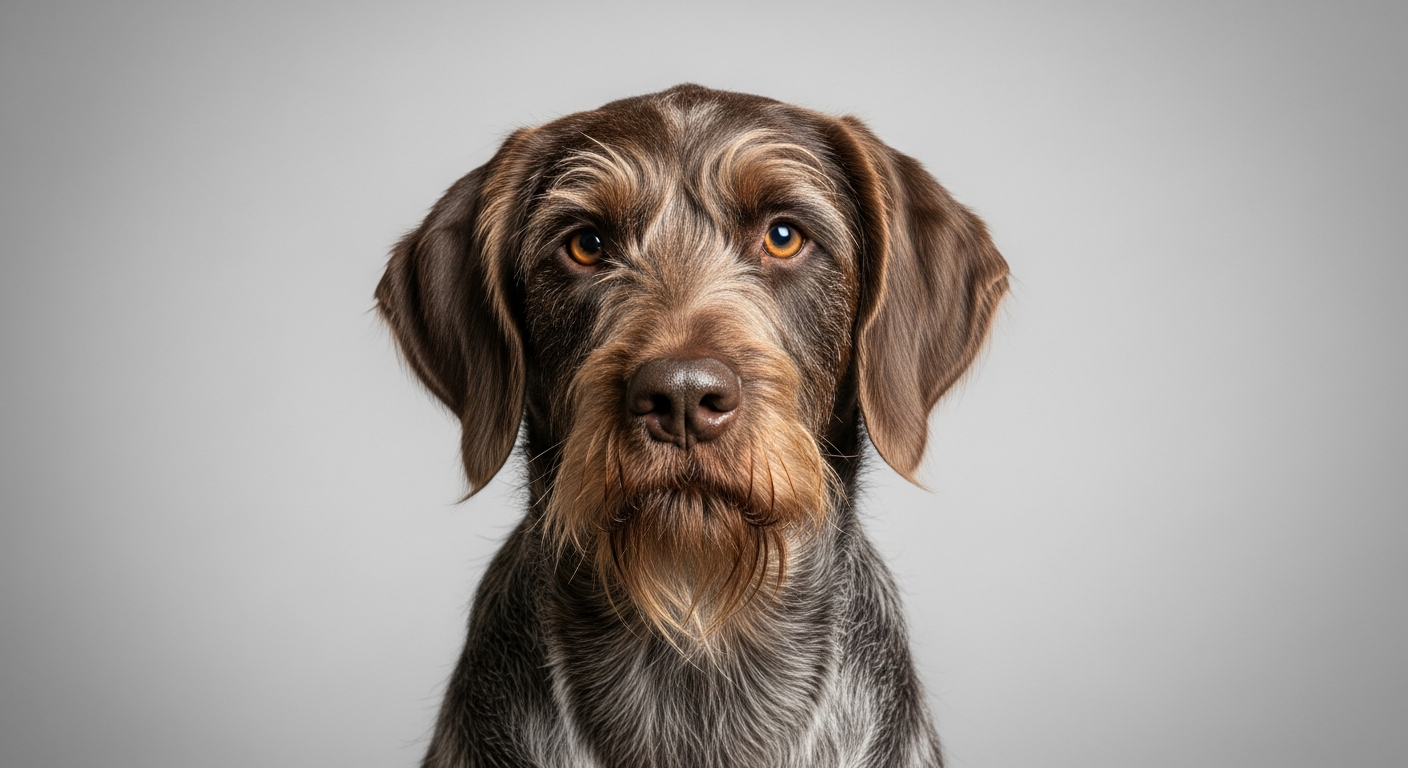 Illustrative image of a Wirehaired Pointing Griffon dog